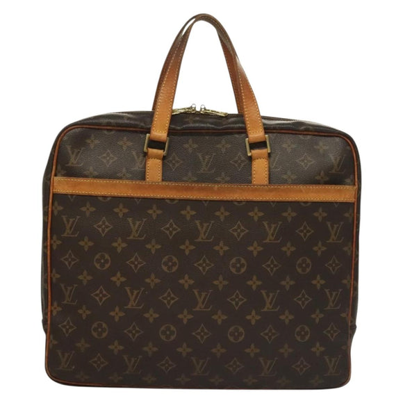 LOUIS VUITTON Monogram Porte Documents Pegas Hand Bag M53343 LV Auth 133795