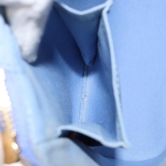 LOUIS VUITTON Monogram Vernis Sullivan Vertical Bag Lavande M91258 Auth 133797