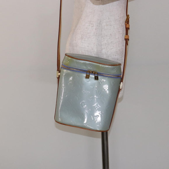LOUIS VUITTON Monogram Vernis Sullivan Vertical Bag Lavande M91258 Auth 133797