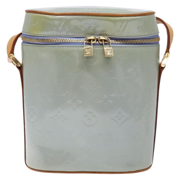 LOUIS VUITTON Monogram Vernis Sullivan Vertical Bag Lavande M91258 Auth 133797