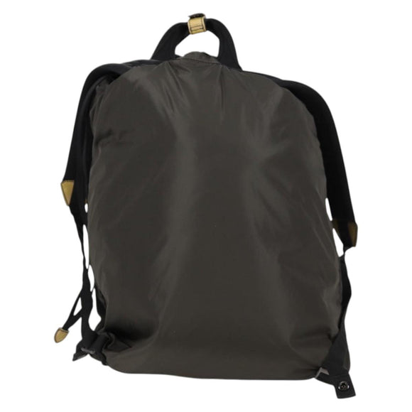 Berluti Backpack Nylon Khaki Auth 133812