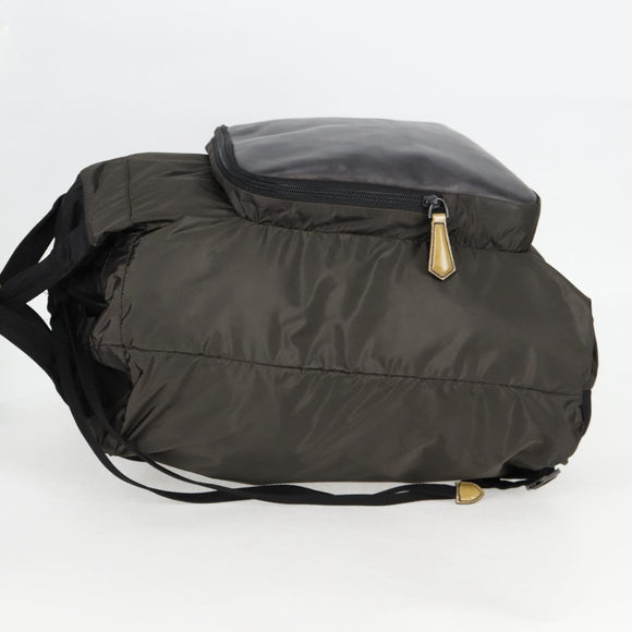 Berluti Backpack Nylon Khaki Auth 133812