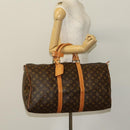 LOUIS VUITTON Monogram Keepall 50 Boston Bag M41426 LV Auth 133836-22