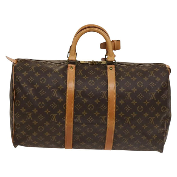 LOUIS VUITTON Monogram Keepall 50 Boston Bag M41426 LV Auth 133836