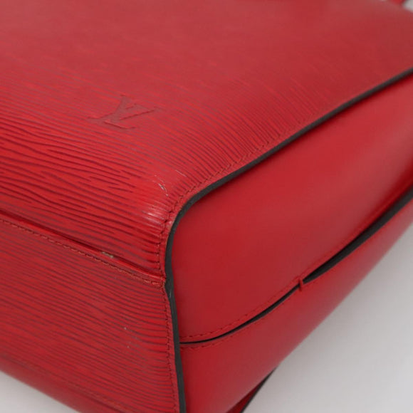 LOUIS VUITTON Epi Duplex Tote Bag Red M52427 LV Auth 133839