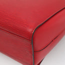 LOUIS VUITTON Epi Duplex Tote Bag Red M52427 LV Auth 133839-12