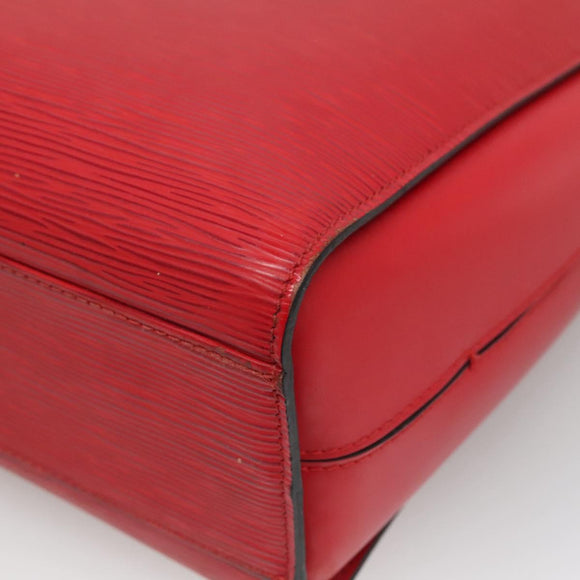 LOUIS VUITTON Epi Duplex Tote Bag Red M52427 LV Auth 133839