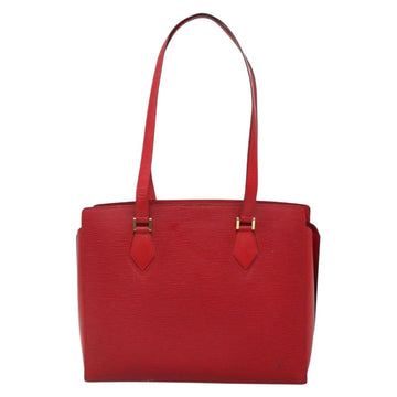 LOUIS VUITTON Epi Duplex Tote Bag Red M52427 LV Auth 133839 - 0