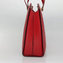 LOUIS VUITTON Epi Duplex Tote Bag Red M52427 LV Auth 133839-5