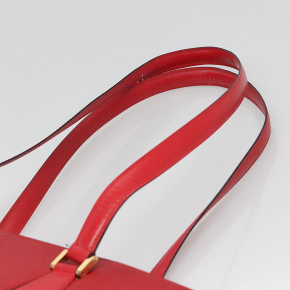 LOUIS VUITTON Epi Duplex Tote Bag Red M52427 LV Auth 133839