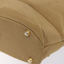 Gianni Versace Shoulder Bag Canvas Beige Gold Auth 133846-15