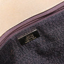 Gianni Versace Shoulder Bag Canvas Beige Gold Auth 133846-10