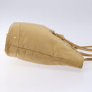 Gianni Versace Shoulder Bag Canvas Beige Gold Auth 133846-3