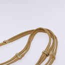 Gianni Versace Shoulder Bag Canvas Beige Gold Auth 133846-8