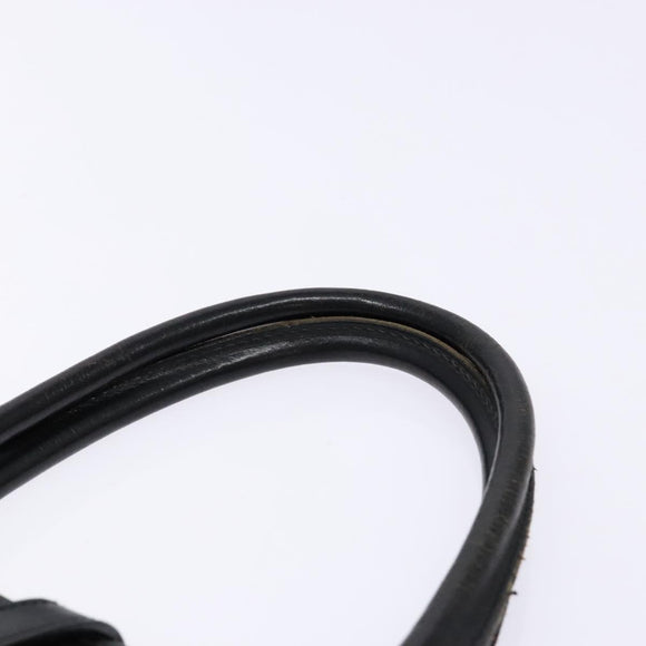 GUCCI GG Canvas Jackie Hand Bag Black Silver 002 1065 3444 Auth 133856