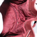 CARTIER Must Line Shoulder Bag Leather Bordeaux Gold Auth 133861-16