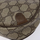 GUCCI GG Supreme Web Sherry Line Shoulder Bag PVC Beige 89 02 066 Auth 133869-10