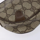 GUCCI GG Supreme Web Sherry Line Shoulder Bag PVC Beige 89 02 066 Auth 133869-11
