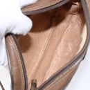 GUCCI GG Supreme Web Sherry Line Shoulder Bag PVC Beige 89 02 066 Auth 133869-18