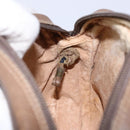 GUCCI GG Supreme Web Sherry Line Shoulder Bag PVC Beige 89 02 066 Auth 133869-20