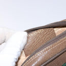 GUCCI GG Supreme Web Sherry Line Shoulder Bag PVC Beige 89 02 066 Auth 133869-21