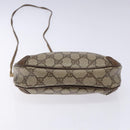 GUCCI GG Supreme Web Sherry Line Shoulder Bag PVC Beige 89 02 066 Auth 133869-9