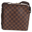 LOUIS VUITTON Damier Ebene Olaf PM Shoulder Bag N41442 LV Auth 133882V-13