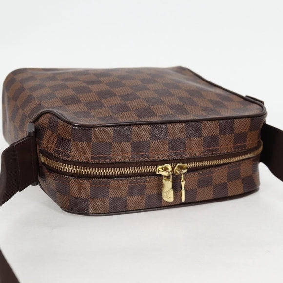 LOUIS VUITTON Damier Ebene Olaf PM Shoulder Bag N41442 LV Auth 133882V