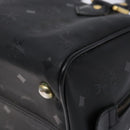 MCM Logogram Vicetos Hand Bag PVC Black Gold Auth 133885-10