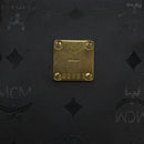 MCM Logogram Vicetos Hand Bag PVC Black Gold Auth 133885-15