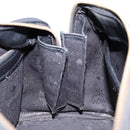 MCM Logogram Vicetos Hand Bag PVC Black Gold Auth 133885-18