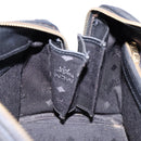 MCM Logogram Vicetos Hand Bag PVC Black Gold Auth 133885-19