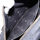 MCM Logogram Vicetos Hand Bag PVC Black Gold Auth 133885-21