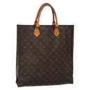 LOUIS VUITTON Monogram Sac Plat Hand Bag M51140 LV Auth 133894-1