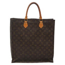 LOUIS VUITTON Monogram Sac Plat Hand Bag M51140 LV Auth 133894-3