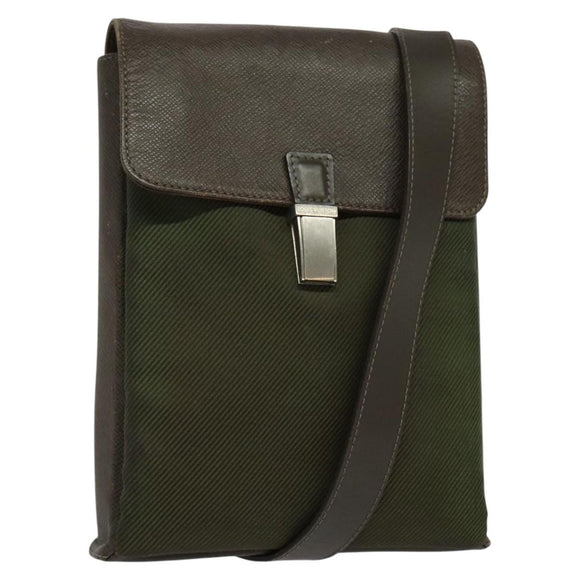 LOUIS VUITTON Taiga Saratov PM Shoulder Bag Grizzly M30898 LV Auth 133919