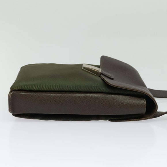 LOUIS VUITTON Taiga Saratov PM Shoulder Bag Grizzly M30898 LV Auth 133919