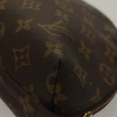 LOUIS VUITTON Monogram Trousse Demi Ronde Cosmetic Pouch M47520 LV Auth 133922-16