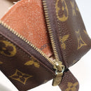 LOUIS VUITTON Monogram Trousse Demi Ronde Cosmetic Pouch M47520 LV Auth 133922-12
