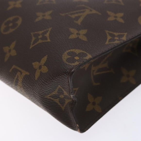 LOUIS VUITTON Monogram Poche Toilette 26 Pouch M47542 LV Auth 133923