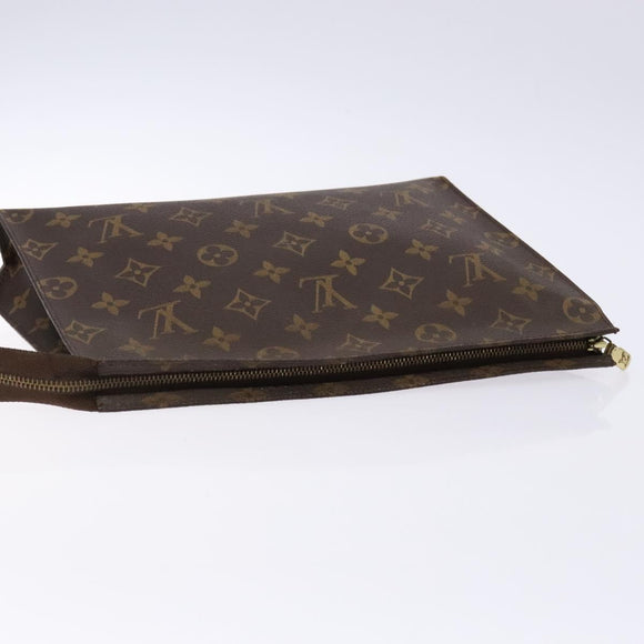 LOUIS VUITTON Monogram Poche Toilette 26 Pouch M47542 LV Auth 133923