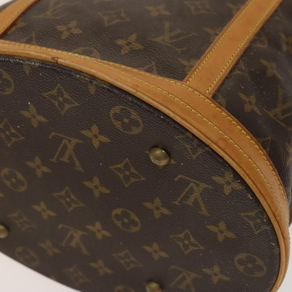 LOUIS VUITTON Monogram Bucket GM Shoulder Bag M42236 LV Auth 133929