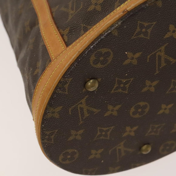 LOUIS VUITTON Monogram Bucket GM Shoulder Bag M42236 LV Auth 133929