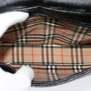 Burberrys Shoulder Bag Leather Black Gold Auth 133939-11
