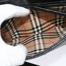 Burberrys Shoulder Bag Leather Black Gold Auth 133939-20