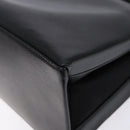 LOEWE Velazquez Hand Bag Leather Black Gold Auth 133940-17