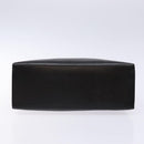 LOEWE Velazquez Hand Bag Leather Black Gold Auth 133940-5