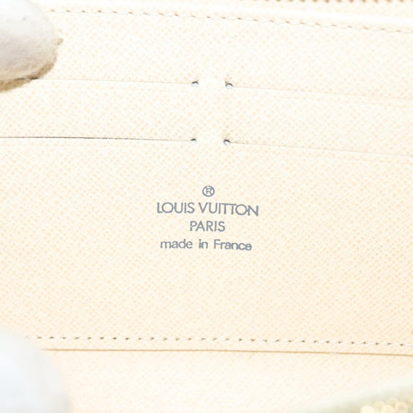 LOUIS VUITTON Damier Azur Zippy Wallet Long Wallet N60019 LV Auth 133941