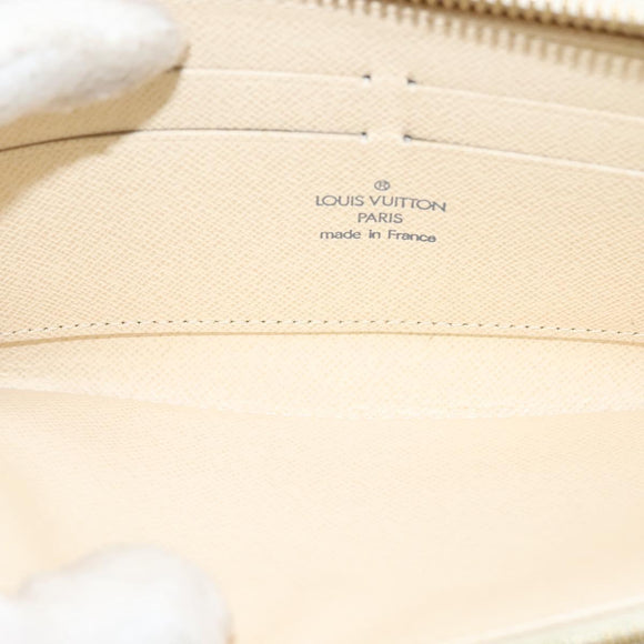 LOUIS VUITTON Damier Azur Zippy Wallet Long Wallet N60019 LV Auth 133941