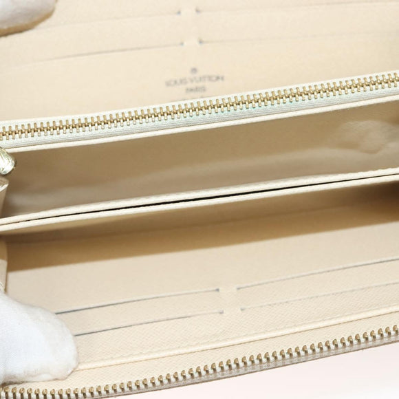 LOUIS VUITTON Damier Azur Zippy Wallet Long Wallet N60019 LV Auth 133941